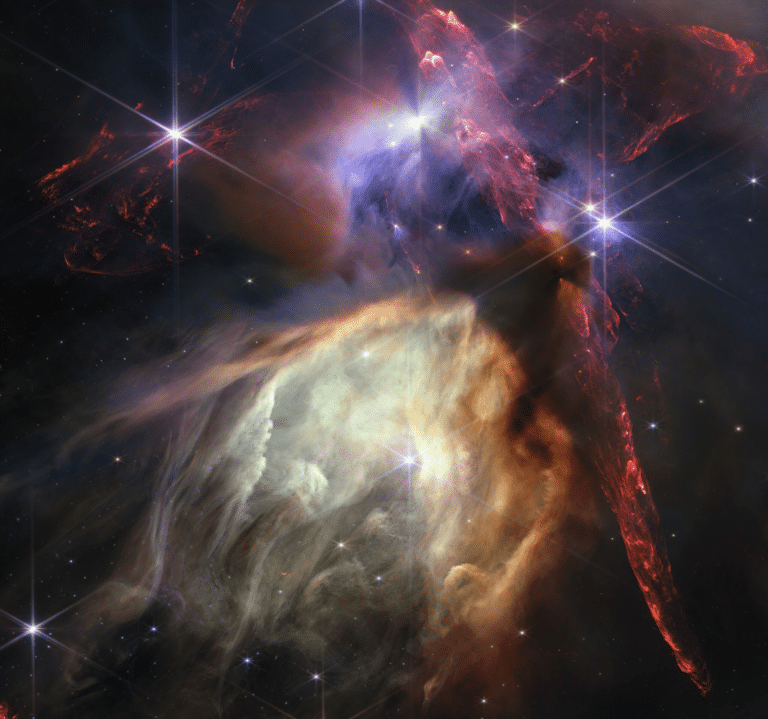 Молекулярное облако Ро Змееносца / © NASA, ESA, CSA, STScI, Klaus Pontoppidan (STScI)