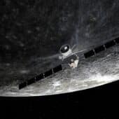 BepiColombo над Меркурием: взгляд художника