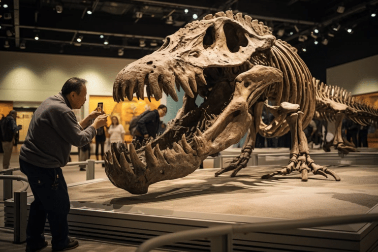 Необычные экспонаты палеонтологического музея / © Midjourney