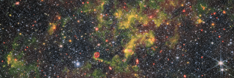 Галактика NGC 6822 / © ESA/Webb, NASA & CSA, M. Meixner