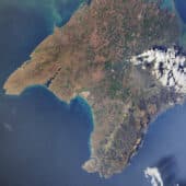 Крым. Вид из космоса