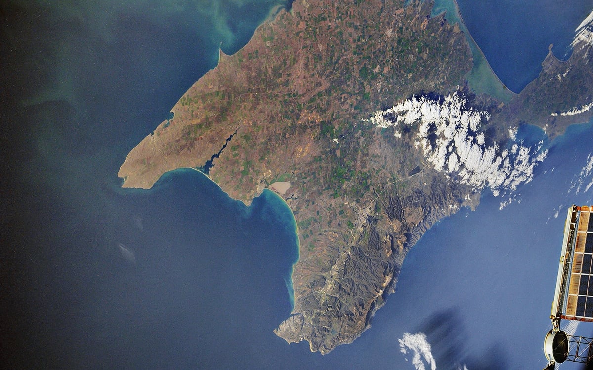 Крым. Вид из космоса