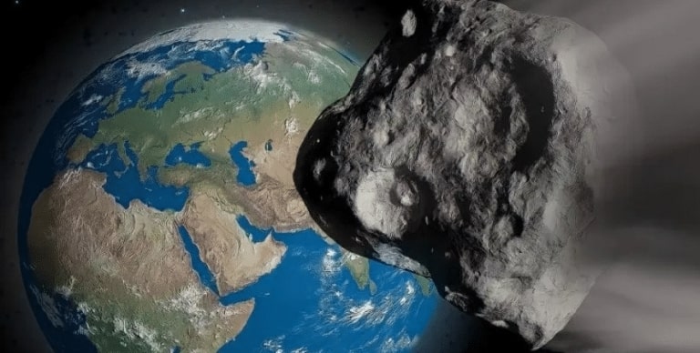 Астероид летит к Земли, фантазия художника / © Getty Images