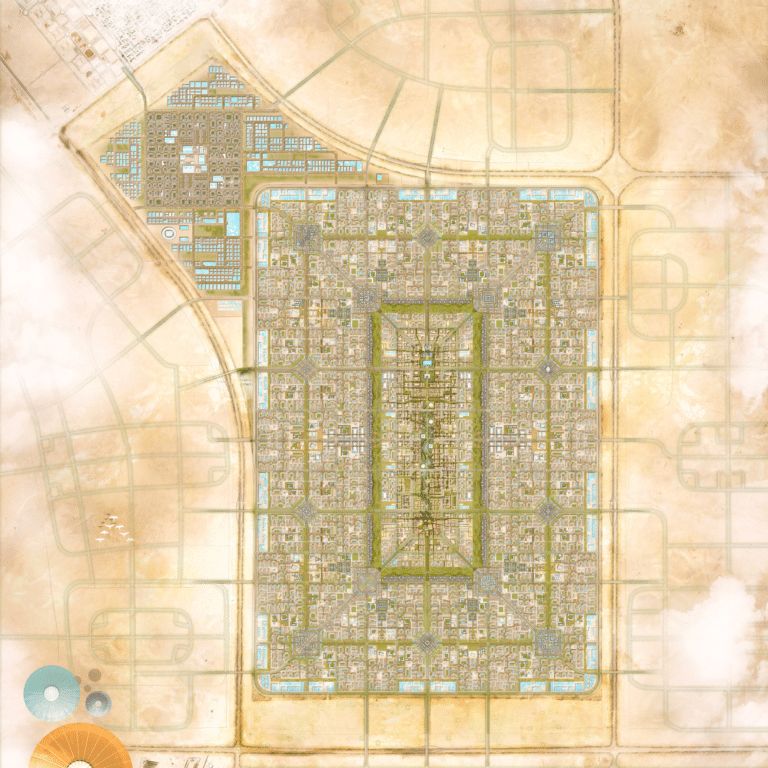 Генеральный план Южного Сабаха аль-Ахмада / © Foster + Partners