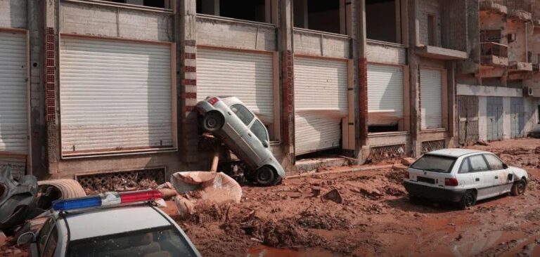 Последствия наводнения, вызванного ураганом «Даниэль» в Ливии / © Anadolu via Getty Images