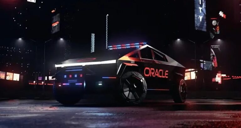 Tesla Cybertruck для полиции / © Oracle