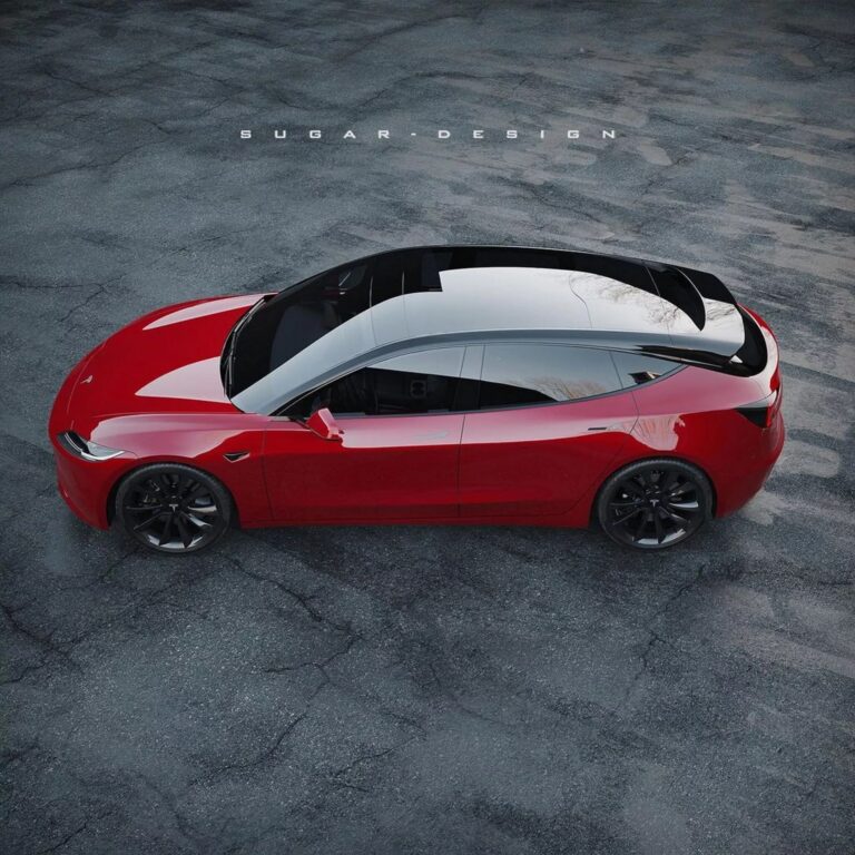 Рендер Tesla Model 3GT / © SugarDesign_1 