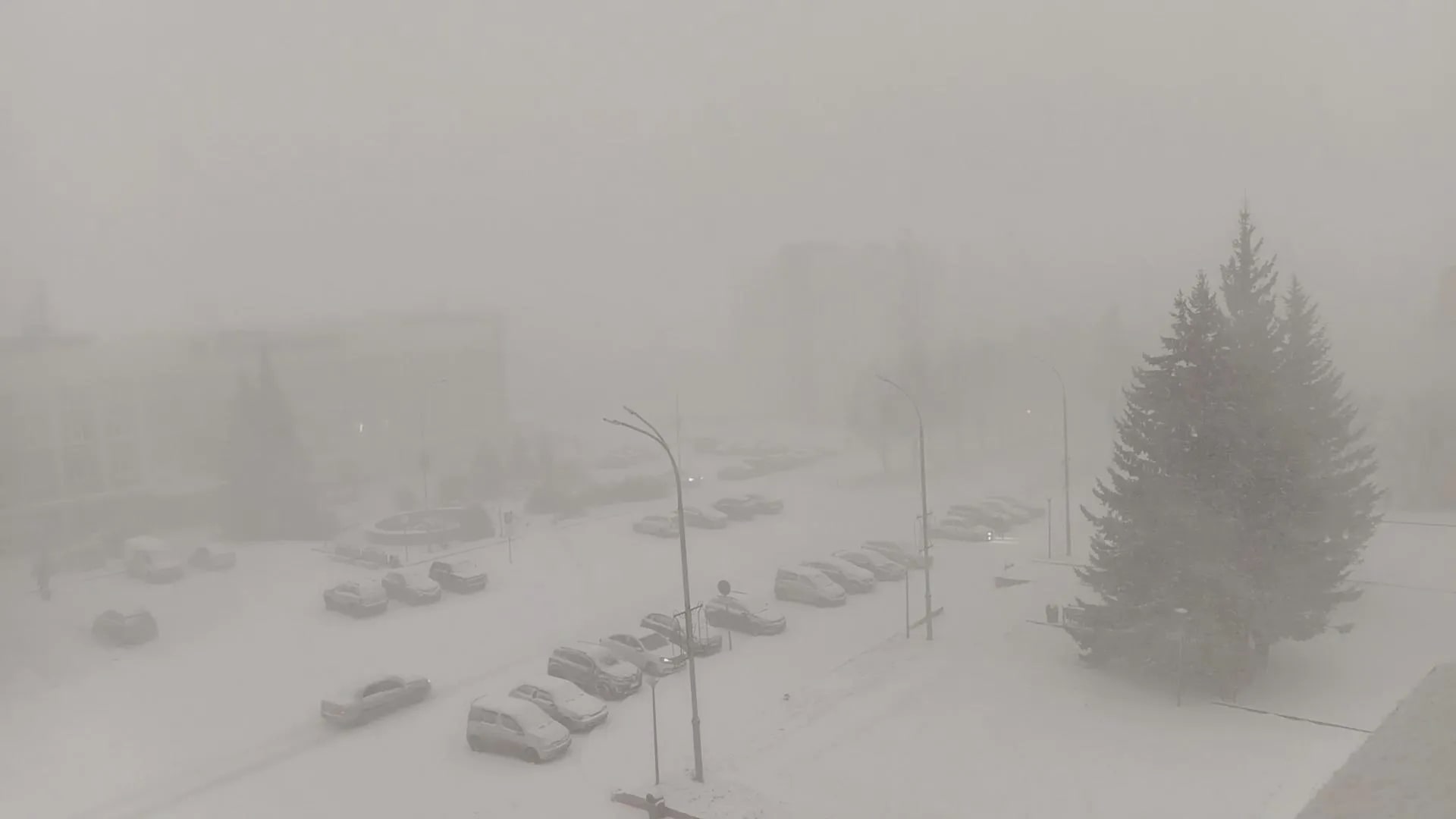 Видео: необычное погодное явление в Кемеровской области