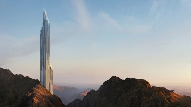 Кристаллический небоскреб / ©  Neom / Zaha Hadid Architects  