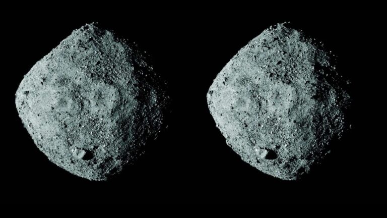Стереоскопические снимки образцов астероида Бенну / © Erika Blumenfeld, Joseph Abersold for the original images / Brian May, Claudia Manzoni 