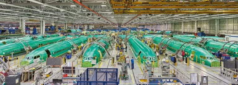 Фюзеляжи самолетов Boeing собирают на заводе Spirit AeroSystems в Уичито, штат Канзас / © Christopher Payne