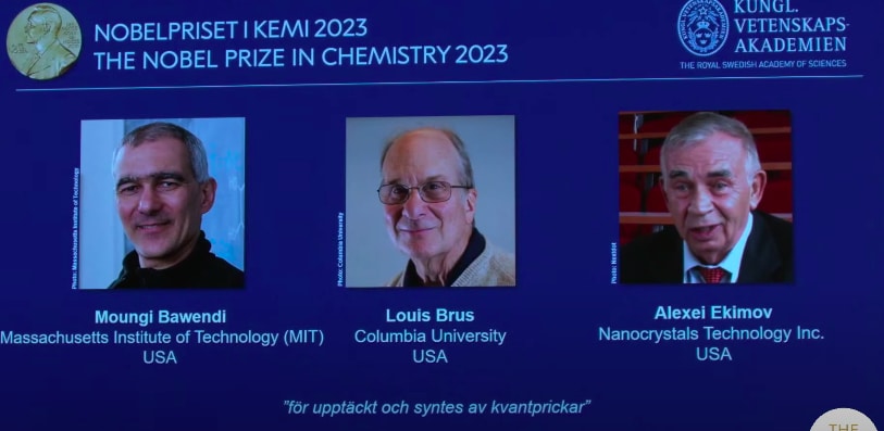 Нобелевскую премию по химии — 2023 присудили за открытие и разработку полупроводниковых квантовых точек