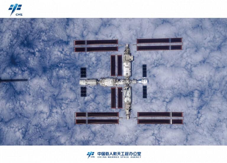 Китайская орбитальная станция «Тяньгун» / © CSMA