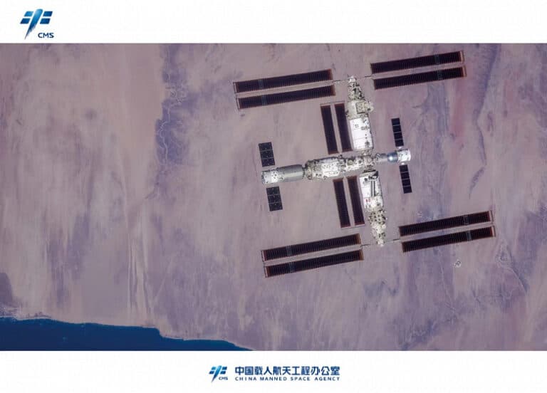 Китайская орбитальная станция «Тяньгун» / © CSMA