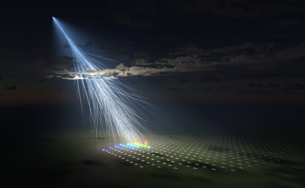 частицы высоких энергий Telescope Array