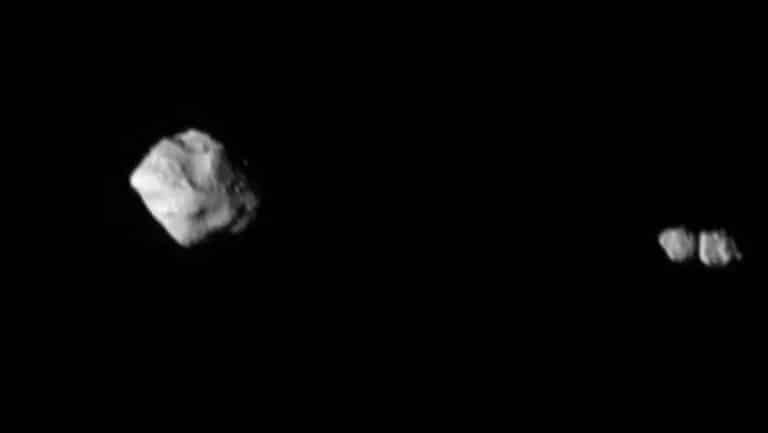 Астероид Динкинеш и его спутники / © NASA / Goddard / SwRI / Johns Hopkins APL