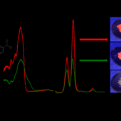 Спектры люминесценции слоистого гидроксохлорида европия и гидроксохлорида европия, интеркалированного бензоат- и изоникотинат-анионами, с фотографиями, как это выглядит в реальности