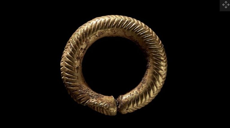 Золотое украшение для волос / © Amgueddfa Cymru — Museum Wales