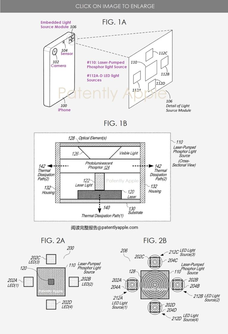 Патент на новую конструкцию вспышки / © Ice Universe / Apple