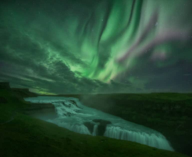  Водопад Глюггафосс в Исландии /  © Mathew Browne