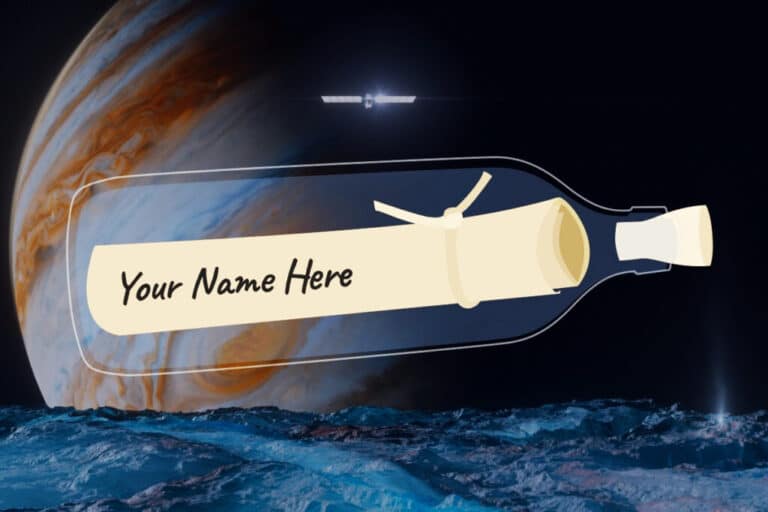 Логотип акции NASA «Послание в бутылке» / © NASA