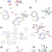 Молекулярная структура синтезированных соединений