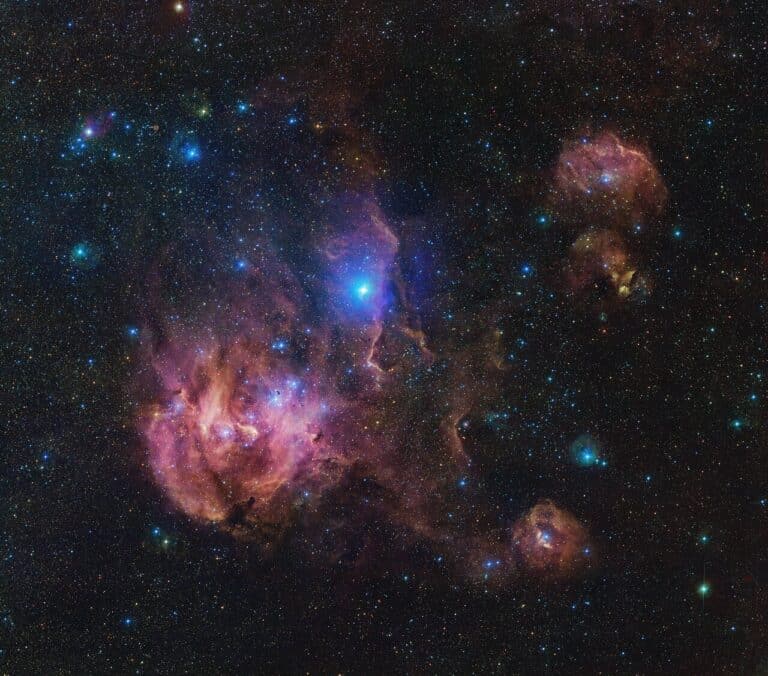 Туманность IC 2944 / © ESO / VPHAS+ team