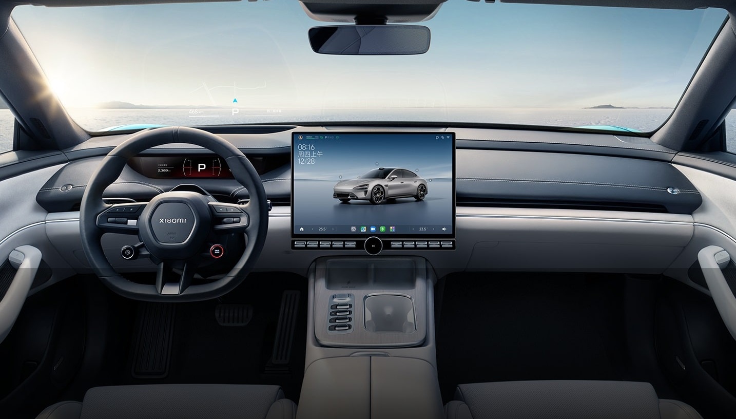 Xiaomi показала экосистему HyperOS своего первого электромобиля