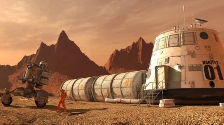 Иллюстрация марсианской базы /  © Getty Images