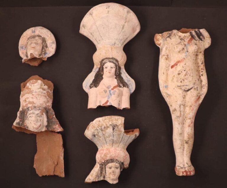 Фрагменты терракотовых статуэток / © Ministry of Tourism and Antiquities of Egypt