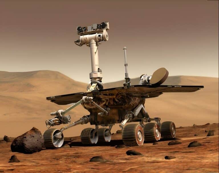 Opportunity на Марсе, концепт / © NASA