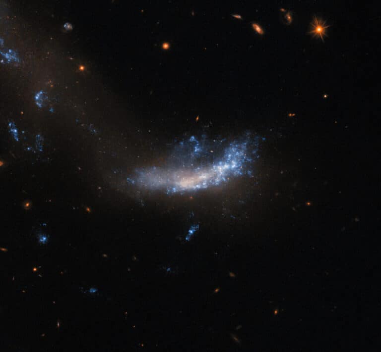 Карликовая галактика UGC 5189A / © ESA / Hubble & NASA, A. Filippenko