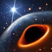 Пульсар и черная дыра