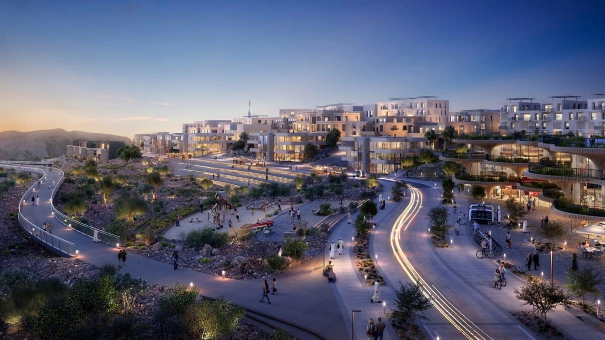 Рендер нового города в Омане / © AtkinsRéalis