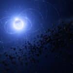 Астрономы обнаружили металлическое «полярное сияние» на белом карлике