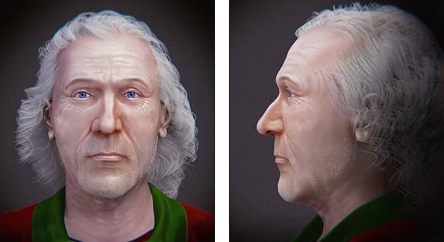 Реконструкция лица Николая Коперника / © Cicero Moraes