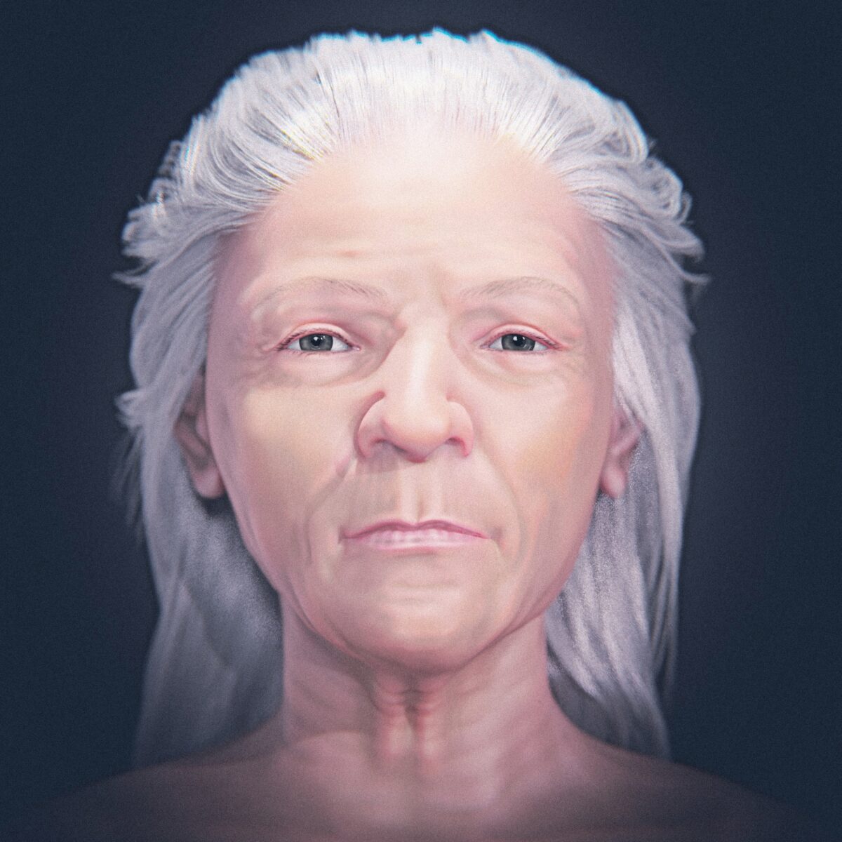 Реконструкция лица женщины-«вампира» / © Cicero Moraes