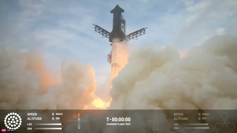 Starship отправляется в третий испытательный полет / © SpaceX
