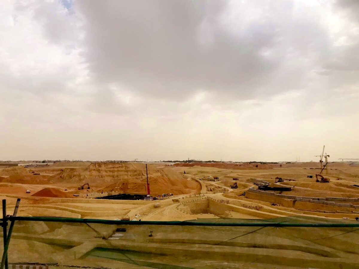 Строительная площадка парка короля Салмана / © SaudiProject 