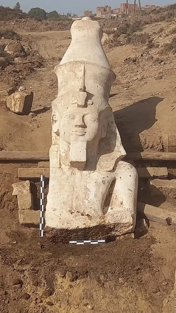 Верхняя часть большой статуи фараона Рамзеса II / © Ministry of Tourism and Antiquities of Egypt