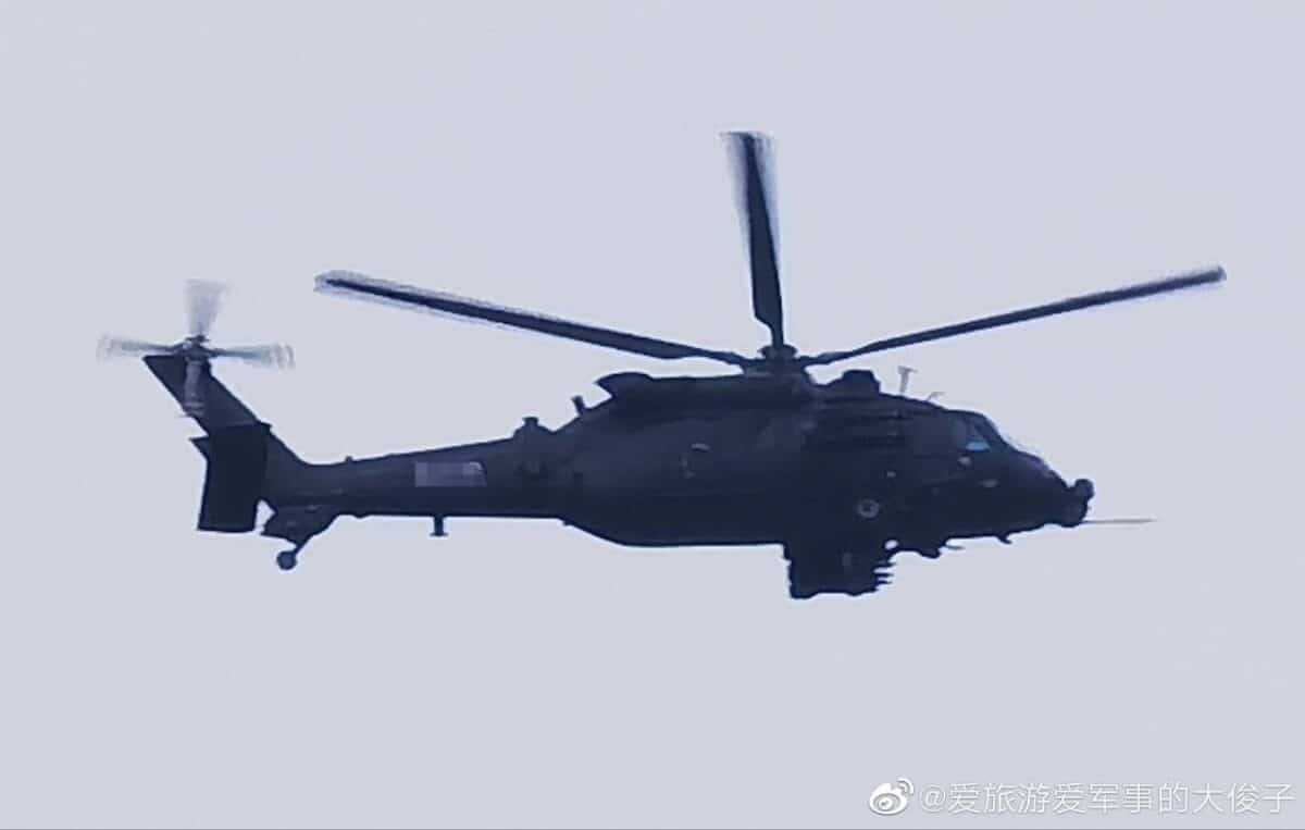 Новый китайский тяжелый ударный вертолет / © Weibo