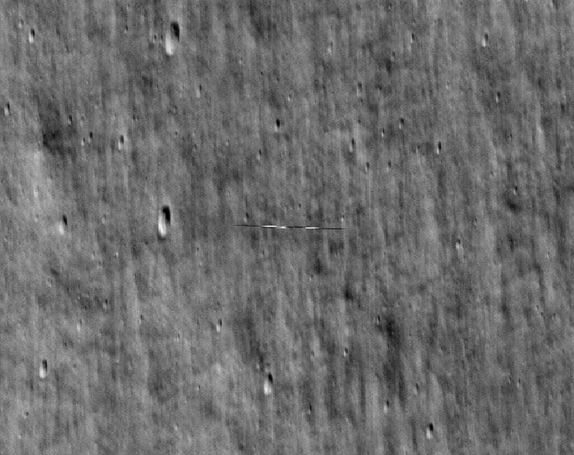 Danuri в объективе LRO / © NASA / Goddard / Arizona State University