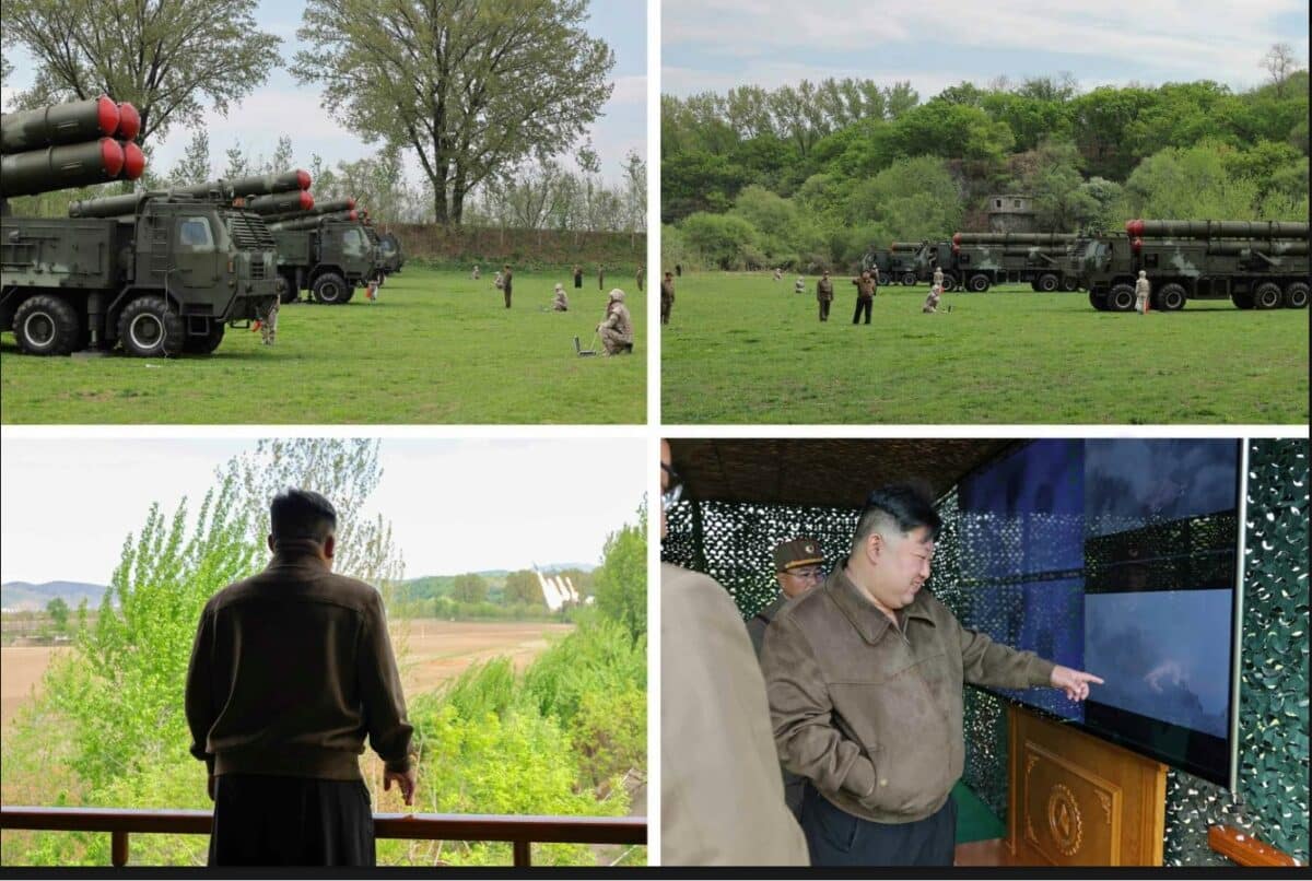 Учения КНДР, имитирующие ядерную контратаку с применением РСЗО / © ЦТАК