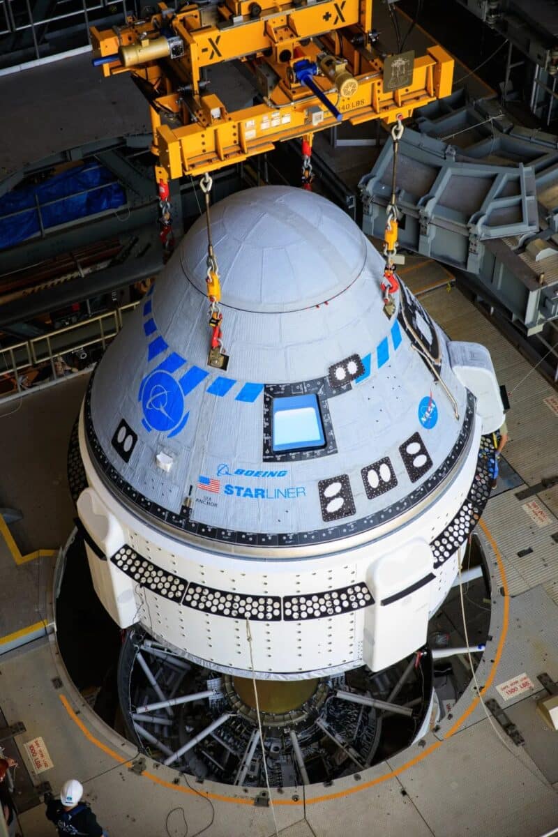 Космический корабль Boeing CST-100 Starliner / © NASA / Frank Michaux 