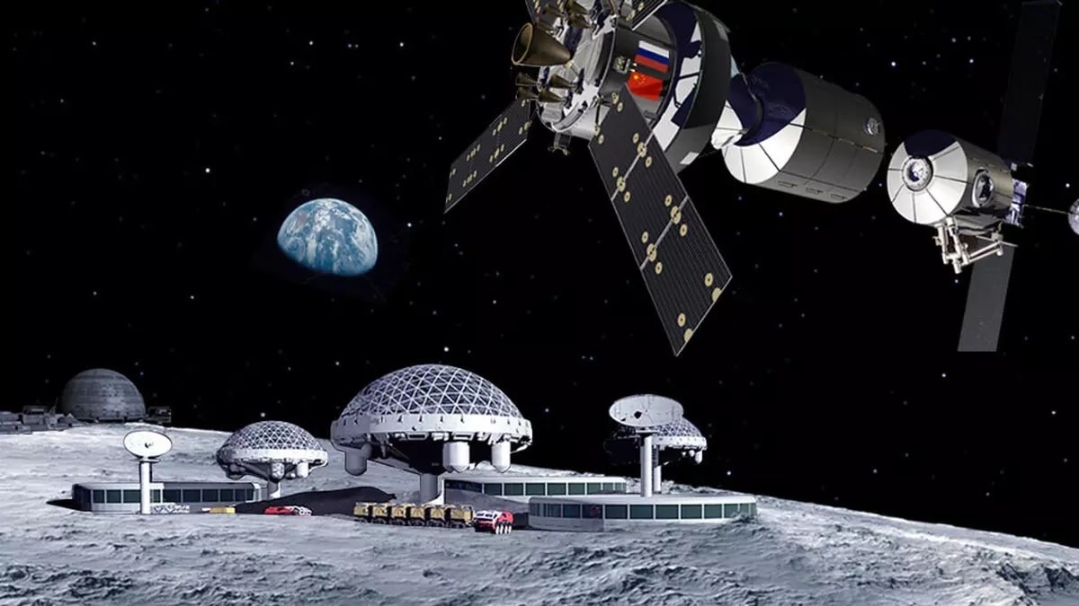 Неофициальный концепт Международной научной лунной станции (МНЛС) / © Getty Images 