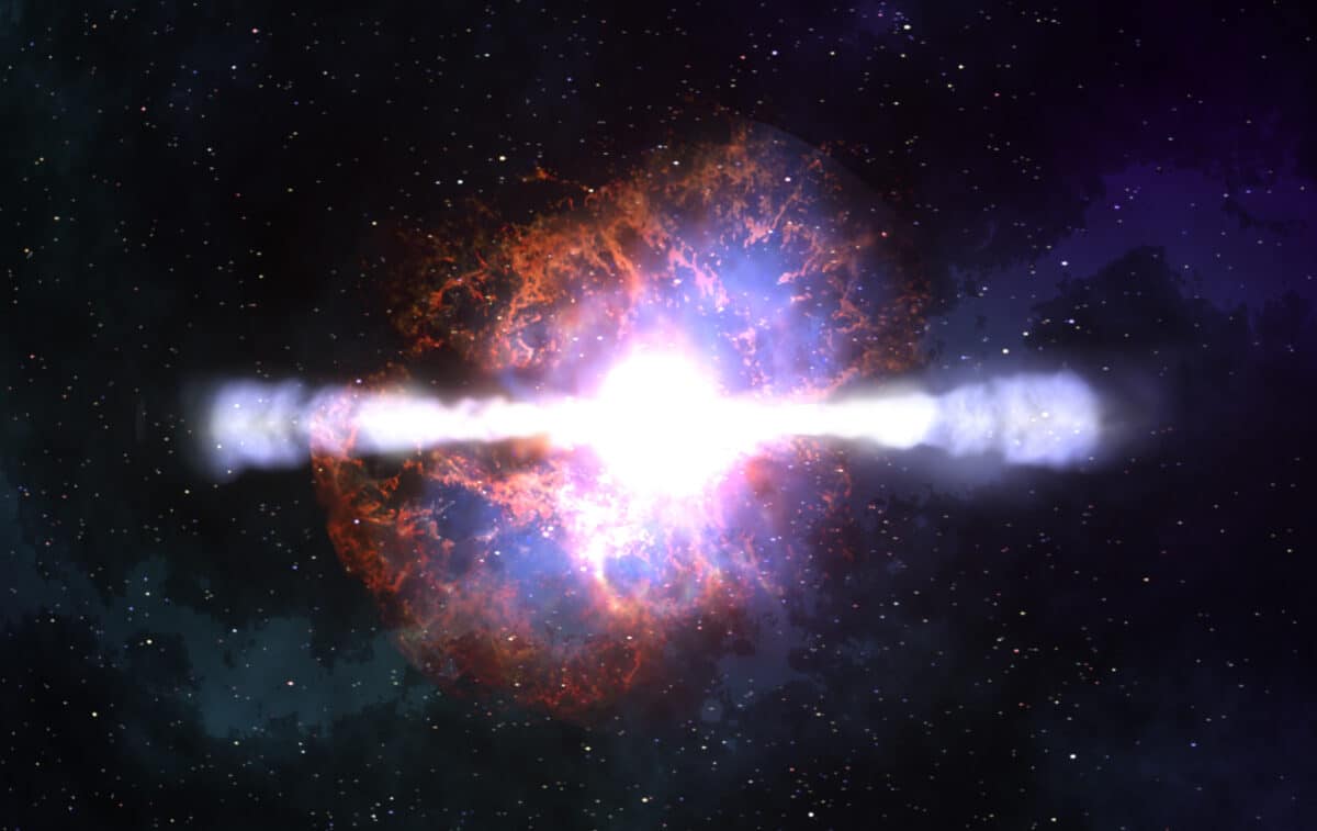 Детально изучена природа самого затемненного гамма-всплеска во Вселенной