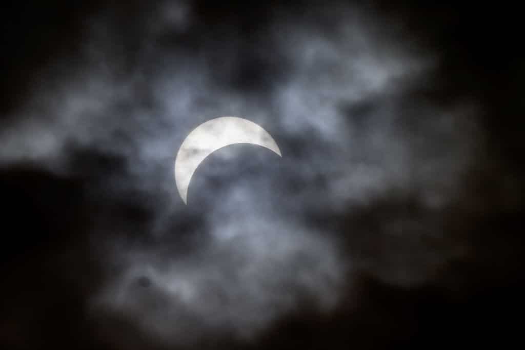 Солнечное затмение в Хьюстоне, США / © Joe Raedle / Getty Images 