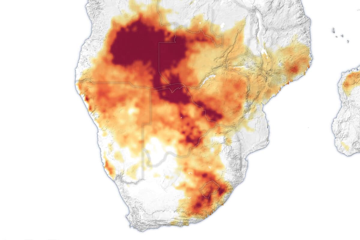 Засуха в Южной Африке / © NASA Earth Observatory