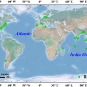 Пространственное распределение исследованных островов в изученной учеными литературе