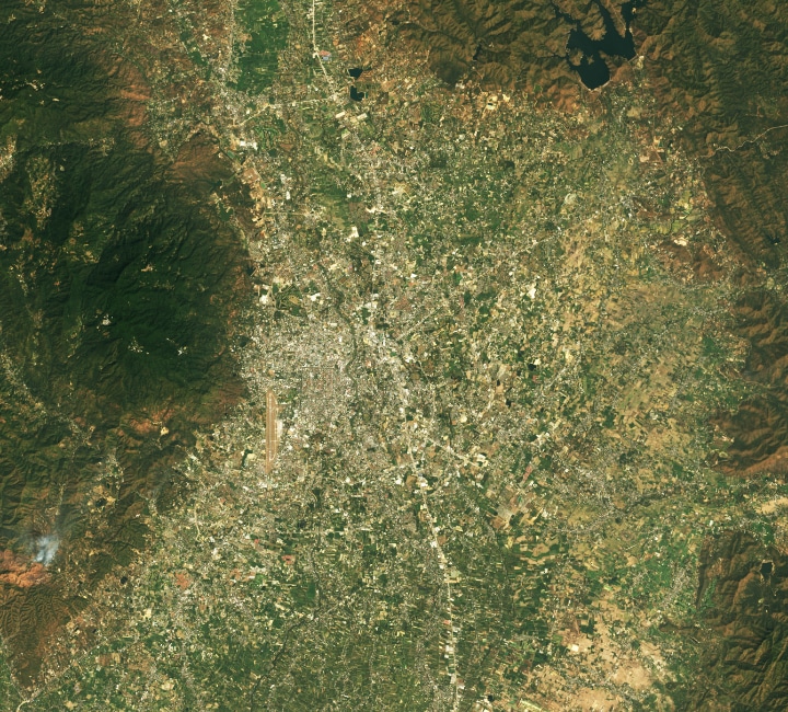 Город Чиангмай в феврале 2024 года / © NASA Earth Observatory